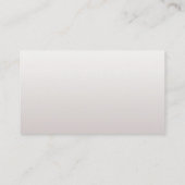 Einfach Beruflich Gold Taupe Ombre Visitenkarte (Rückseite)