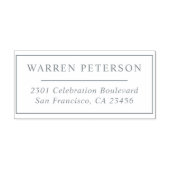 Einfach Beruflich | Individuelle Name und Rücksend Permastempel (Design)