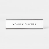 Einfach Beruflich Schreibtischnamensplakette (Vorderseite )