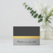 Einfach Beruflich Visitenkarte (Stehend Vorderseite)