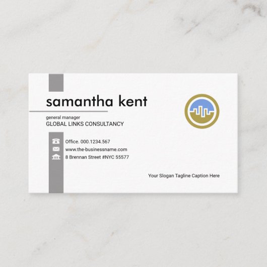 Einfach Beruflicher exquisiter CEO-Gründer Visitenkarte (Vorderseite)