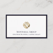 Einfach Beruflicher Luxus Visitenkarte (Vorderseite)