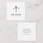 Einfach Beruflicher Naturfotograf Quadratische Visitenkarte (Vorne/Hinten)