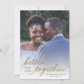 Einfach besser zusammen Skript Vollständiges Foto  Save The Date (Vorderseite)