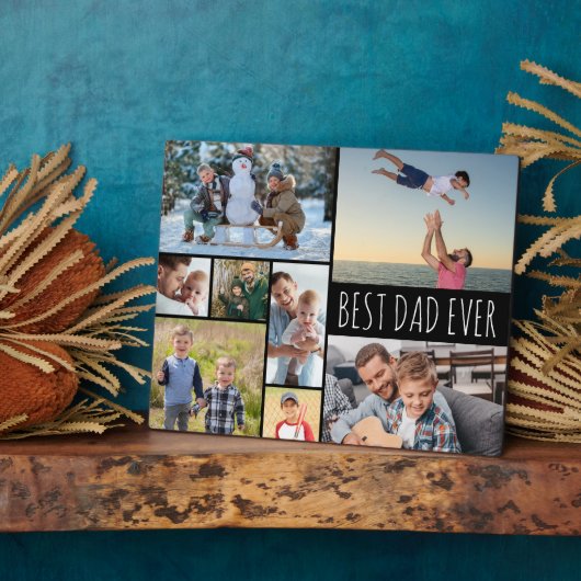 Einfach BEST VATER EVENT 8 FotoCollage Fotoplatte (Seite)