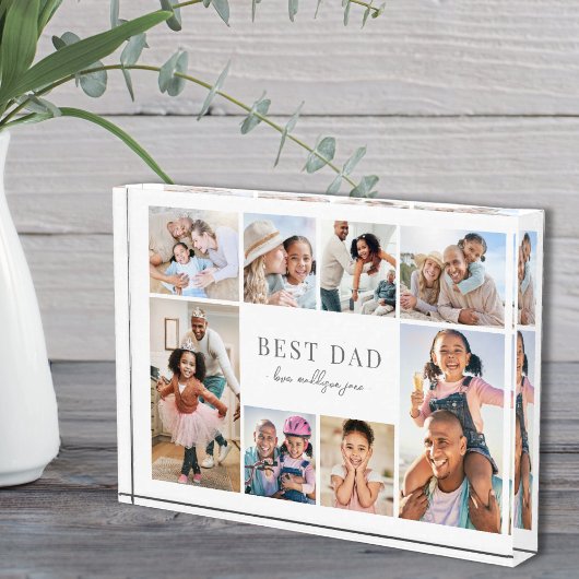 Einfach bester Papa Fotoblock