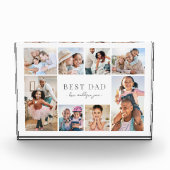 Einfach bester Papa Fotoblock (Vorderseite)
