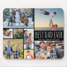Einfach BESTER VATER ALLE ZEIT 8 Foto-Collage Dein