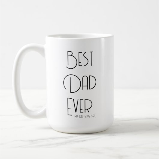 Einfach Bester Vater Aller Zeiten Lustig Kaffeetasse (Links)