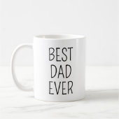 Einfach bester VATER je Elegante Keepake Kinder Fo Kaffeetasse (Links)