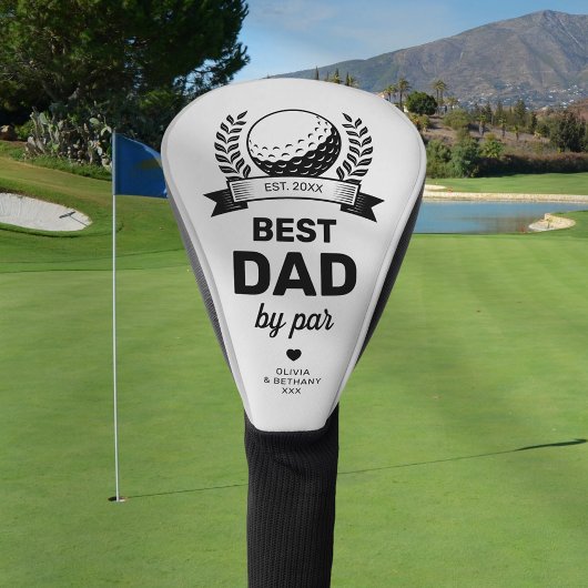 Einfach bester Vater nach Par Vatertag Golf Headcover