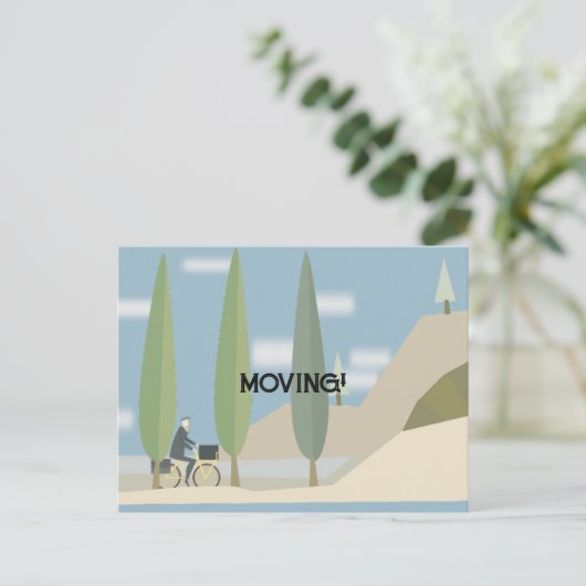 EINFACH BEWEGENDE POSTKARTE (Stehend Vorderseite)