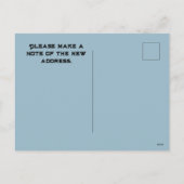 EINFACH BEWEGENDE POSTKARTE (Rückseite)