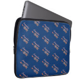 Einfach blau laptopschutzhülle (Vorne Rechts)
