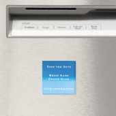 Einfach Blau Magnet (In Situ (Geschirrspüler))