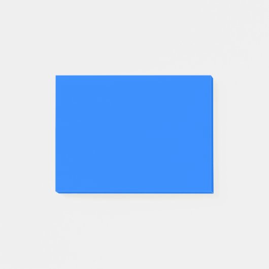 Einfach Blau Post-it Klebezettel (Vorderseite)