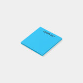 Einfach Blau Post-it Klebezettel (angewinkelt)