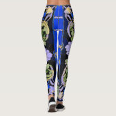 Einfach blau - ruhig, Cool und gesammelt Leggings (Rückseite)