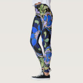 Einfach blau - ruhig, Cool und gesammelt Leggings (Links)