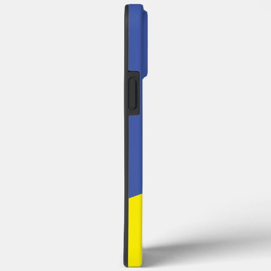 Einfach, blau und gelb, geometrischer Farbblock Case-Mate iPhone Hülle (Rückseite / Rechts)