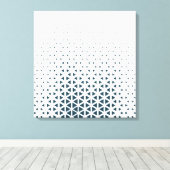 Einfach blau und weiß leinwanddruck (Insitu (Holzboden))