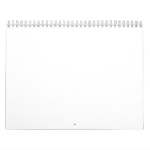 Einfach blaues Hintergrunddesign – Minimalistische Kalender