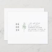 Einfach blumenSave the Date (Vorne/Hinten)