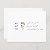 Einfach blumenSave the Date (Vorne/Hinten)