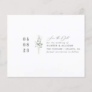 Einfach blumenSave the Date Flyer