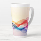 Einfach braun Moderner Niedlicher Kaffee Milchtasse (Rechte Ecke)