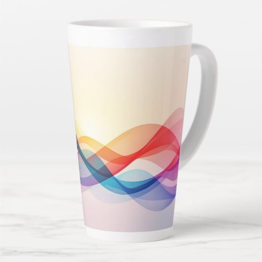 Einfach braun Moderner Niedlicher Kaffee Milchtasse (Rechte Ecke)