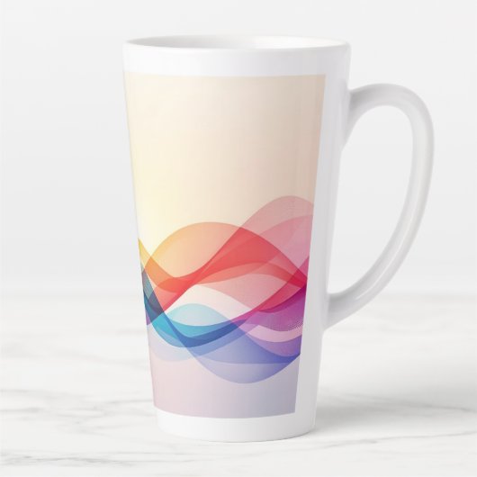 Einfach braun Moderner Niedlicher Kaffee Milchtasse (Rechts)