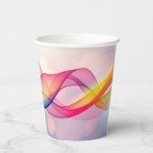 Einfach braun Moderner Niedlicher Kaffee Pappbecher (Rückseite)