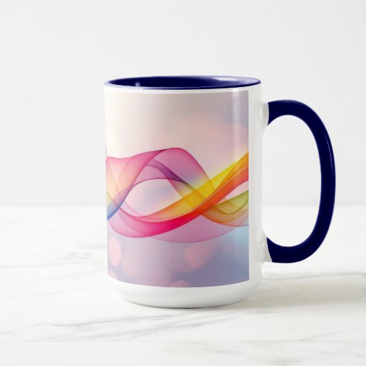 Einfach braun Moderner Niedlicher Kaffee Tasse (Rechts)