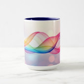 Einfach braun Moderner Niedlicher Kaffee Tasse (Zentrum)