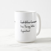 Einfach Bürogespräche Kaffeetasse (VorderseiteRechts)