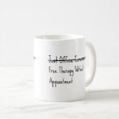 Einfach Bürogespräche Kaffeetasse (VorderseiteRechts)