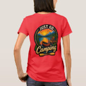 Einfach Camping T-Shirt (Rückseite)