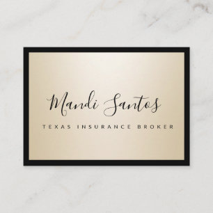 EINFACH CHAMPAGNE VISITENKARTE