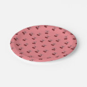 Einfach Cherries Pappteller (Schrägansicht)