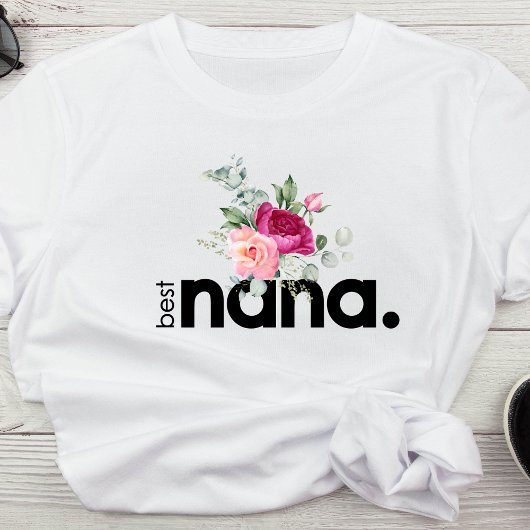 Einfach Chic Best Nana Basic Woman's Basic T - Shi T-Shirt
