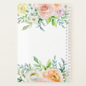 Einfach Chic floral Blooms Planer (Rückseite)