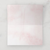 Einfach Chic Floral Garden Baby Dusche Platzkarte (Innenseite Aufgefaltet)