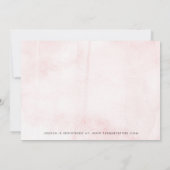 Einfach Chic Floral Garden Twins Baby Dusche Einladung (Rückseite)