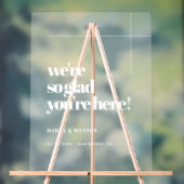 Einfach & chic Freuen Sie sich auf Mattierten Acrylschild (Neutral)