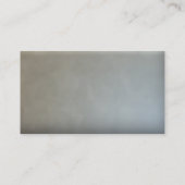 Einfach Chic Grau Blue Gold Visitenkarte (Rückseite)