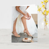 Einfach Chic Lifestyle Brautparty Gruß Karte (Gelbe Blume)