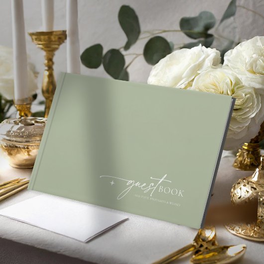 Einfach Chic Wedding Sage Green ID1046 Gästebuch
