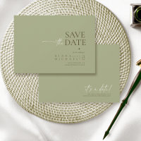 Einfach Chic Wedding Sage Green ID1046