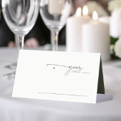 Einfach Chic Wedding Table Pearl ID1046 Platzkarte